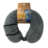 Memory Foam Travel Pillow with Sleep Mask by Pursonic