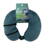 Memory Foam Travel Pillow with Sleep Mask by Pursonic