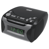 Naxa Dual Alarm Clock Radio with CD Player and USB Charge Port