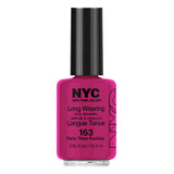 NYC Long Wearing Nail Enamel - Party Time Fuschia