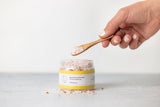 CBD Grapefruit Natural Bath Salt Soak with CBD. Made with Dead sea, Epsom and Himalayan salts (THC free) by Lizush