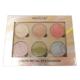 OKALAN Liquid Metal Eyeshadow - OKALAN Liquid Metal Eyeshadow Palette A