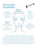 Blue Circle Jade Face Roller by Olecea ™