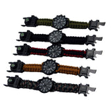 Outdoor Multi function Camping Survival Watch Bracelet Tools With LED Light by VistaShops