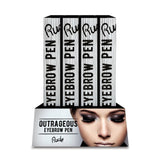 RUDE Outrageous Eyebrow Pen Display Set, 48pcs