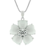 1.56Ct Contemporary Plated CZ Solitaire Ring