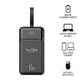 Power & Protection Bundle: 40,000mAh Power Bank, LED Fast Charger & Smart Tracker