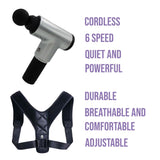 Pursonic Ultimate Pain Relief and Posture Support Bundle by Pursonic
