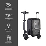 Smart Travel Bundle – Electric Scooter Luggage with Air Tag Tracking for Smooth, Safe Journeys