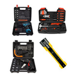Essential Power & Precision Kit: Pursonic Drill, Electric Screwdriver, Handy Solutions Tools & Ultra Bright Flashlight