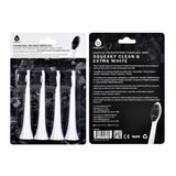 Pursonic Replacement Toothbrush Heads Charcoal Infused Bristles, Compatible with Philips Sonicare Electric Toothbrush Handles - Pack by Pursonic