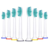 Pursonic Replacement Toothbrush Heads, Compatible with Sonicare Electric Toothbrush 8 Pack by Pursonic