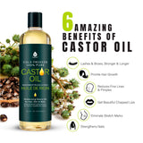 Pursonic Natural Beauty Trio: Fractionated Coconut, Sweet Almond & Castor Oil