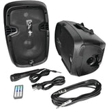 Pyle PPHP849KT 700-Watt Active/Passive Dual Speaker System Kit