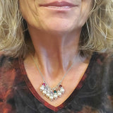 Pearl Crystal Birthstone Necklace by Alexa Martha