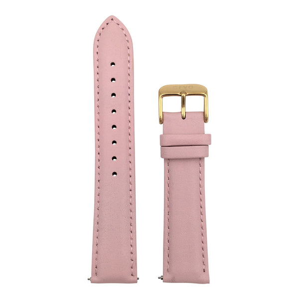 Arvo Pink Stitched Genuine Leather Watch Band 20mm by Arvo