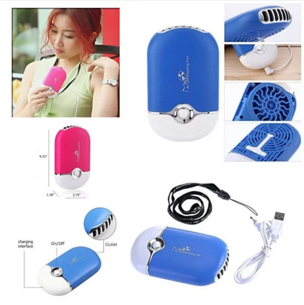 Porta Cooler Portable Air Conditioning USB Powered Personal Mini Fan by VistaShops