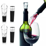 Pour And Preserve Wine Bottle Spouts And Stoppers Set Of 4 by VistaShops