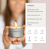 Trio of Tin Soy Candle - Scented with Bergamot and Lavender Essential oils by Lizush