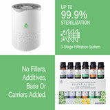 Pursonic Air Purifier with 6-Pack Premium Essential Oils Collection by Pursonic