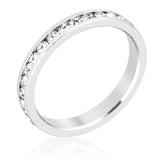Christine 0.2ct CZ Cross Charm Ring