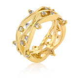 Peyton 0.36ct CZ Wide Cable Statement Ring