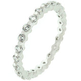 Cubic Zirconia Infinity Band