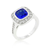 Solitaire Topaz Cocktail Ring