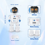 Contixo Remote Control Robot for Kids, Singing Dancing Programmable with Infrared Gesture, RC Robot Toy Age 6 -12 by Contixo