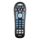 RCA RCR313BEV 3-Device Big-Button Universal Remote with Streaming & Dual Navigation (Black)