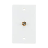 RCA VH61R Single Coaxial In-Line Wall Plate