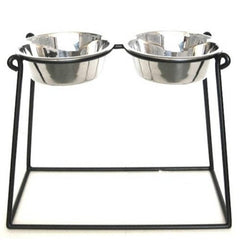 Pyramid Elevated Double Dog Feeder