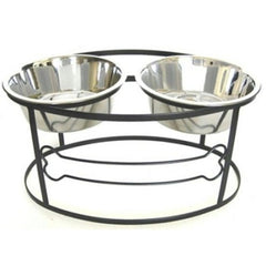 Bone Raised Double Dog Bowl