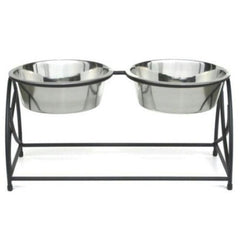 Butterfly Double Elevated Dog Feeder