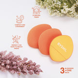 Flawless Blend & Clean Bundle: Finger Beauty Blenders + Reusable Makeup Remover Cloths