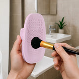 Studio Makeup Brush Set (5-Piece) & Silicone Beauty Brush Cleaning Tool