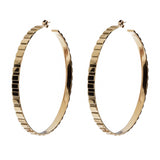 Rectangle Step Pattern Hoops by eklexic