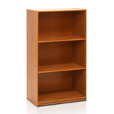 Modern 3-Shelf Bookcase in Wood Finish
