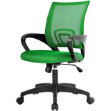 Modern Mid-Back Ergonomic Mesh Office Desk Chair with Armrest on Wheels