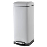 8-Gallon Retro Stainless Steel Step-On Trash Can