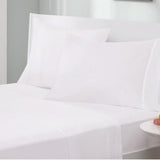 4-Piece Cotton Blend Jersey Sheet Set in White