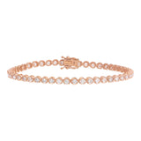 3 Carat Diamond Tennis Bracelet 14K by By Adina Eden