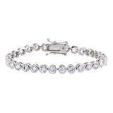 Bezel Tennis Bracelet by By Adina Eden