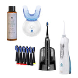 Pursonic Ultimate Oral Care Bundle – Smart Sonic Toothbrush, Oral Irrigator, LED Whitening, and Ayurvedic Oil by Pursonic