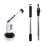 3-in-1 Cordless Rechargeable Cleaning Pursonic Bundle: Power Scrubber, Extended Brush & Mini Vacuum Duster for Home & Car.