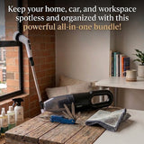🏡 Ultimate Cleaning & Multi-Tool Bundle – Cordless Rechargeable Power Scrubber, Pursonic Handheld Vacuum & 11-in-1 Multifunction Tool! 🛠️✨