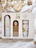 Lattafa Yara Moi: 3 Pc Set 3.4 Edp Spray + 6.8 Deo Spray + Hair Mist Women. Perfume By For