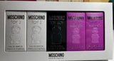 Moschino 5 Pcs. Set: Toy 2 + Toy 2 + Toy Boy + Toy 2 Bubblegum + Toy 2 Bubblegum Women. Perfume By For