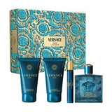 Gift/Set Eros 4 Pcs. 100Ml Edp 75Ml Gel 75Ml Balm 10Ml Travel Spray For Men. Designer:Versac Perfume By Versace For Men
