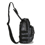 JupiterGear Tactical Military Sling Backpack Shoulder Bag Molle Outdoor Daypack Backpack with Adjustable Strap